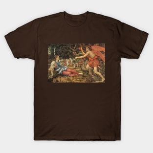 Love and the Maiden by John Stanhope T-Shirt